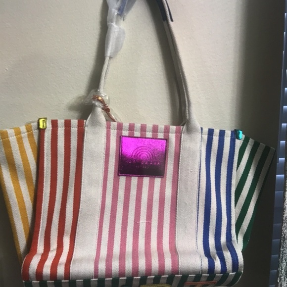 Kurt Geiger London Southbank Large Shopper Stripe Tote bag - Picture 7 of 9